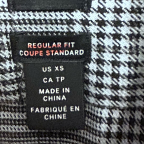 H&M Men’s plaid houndstooth jacket reg fit coup standard - Picture 8 of 9